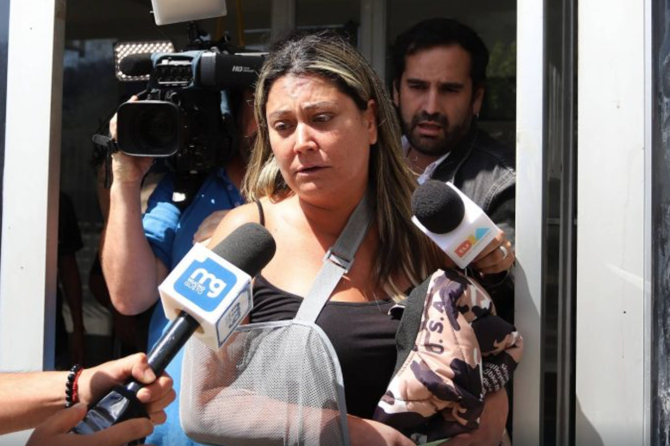 Control de detención de Denisse Campos