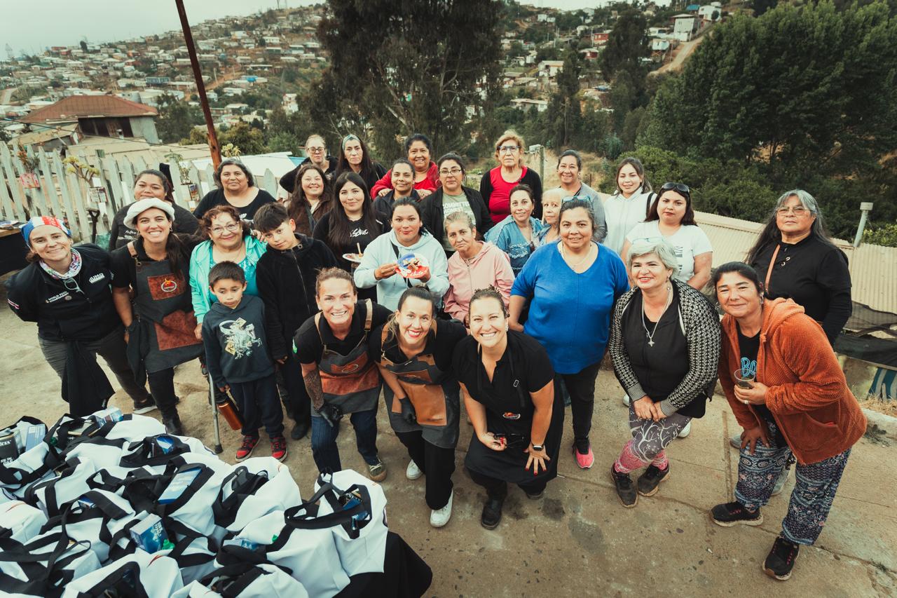 Master Class Internacional de Parrilla en Viña del Mar reunió a mujeres del Campamento Manuel Bustos