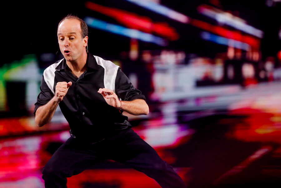 Stefan Kramer  la primera noche del Festival Internacional de la Canción de Viña del Mar 2026. 